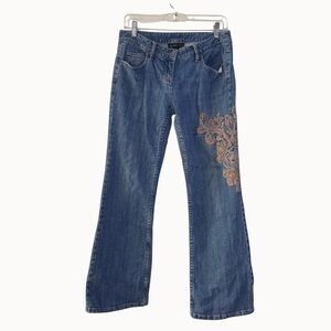 INC International Concepts Rock n’ Roses Flare Jeans 👖